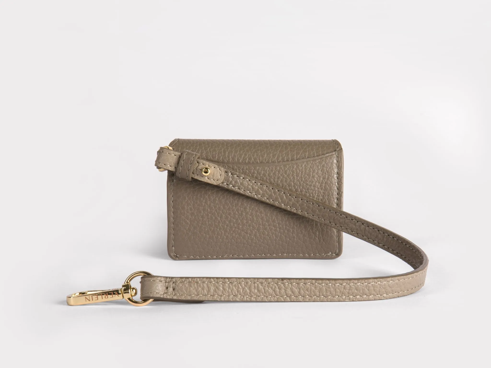 Inés Coin Purse, Taupe / Orchid
