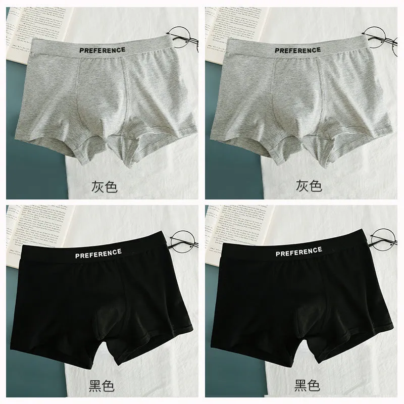 INSTOCK-Men's cotton boxer briefs breathable