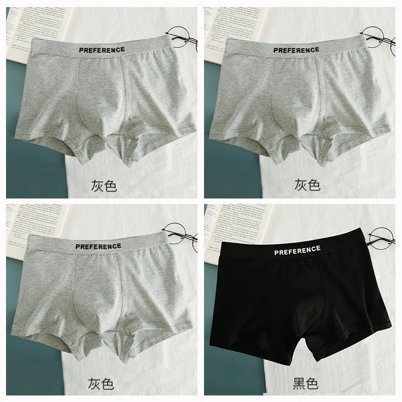 INSTOCK-Men's cotton boxer briefs breathable