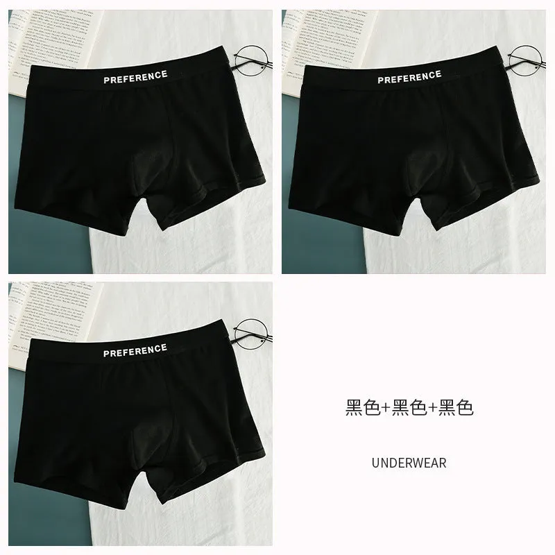INSTOCK-Men's cotton boxer briefs breathable