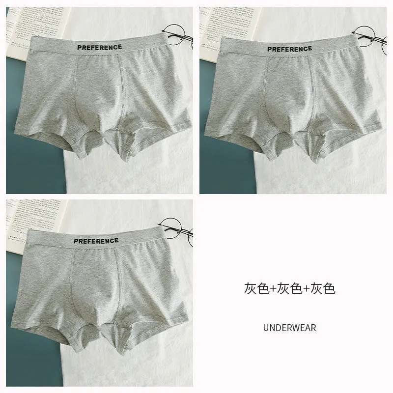 INSTOCK-Men's cotton boxer briefs breathable