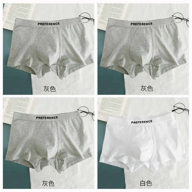 INSTOCK-Men's cotton boxer briefs breathable