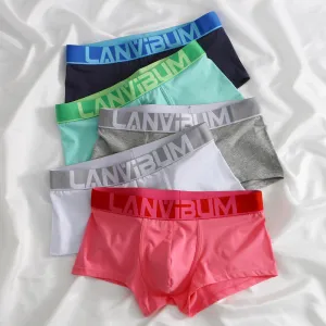 INSTOCK- (PACK OF 4) Men's Underwear Sports Boxer Briefs Cotton