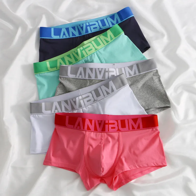 INSTOCK- (PACK OF 4) Men's Underwear Sports Boxer Briefs Cotton
