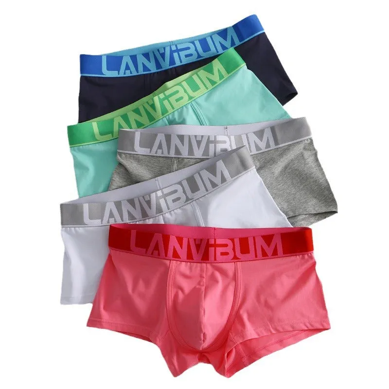 INSTOCK- (PACK OF 4) Men's Underwear Sports Boxer Briefs Cotton