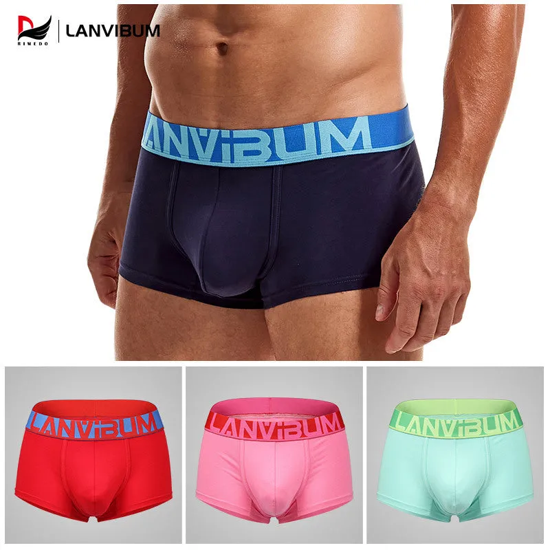 INSTOCK- (PACK OF 4) Men's Underwear Sports Boxer Briefs Cotton