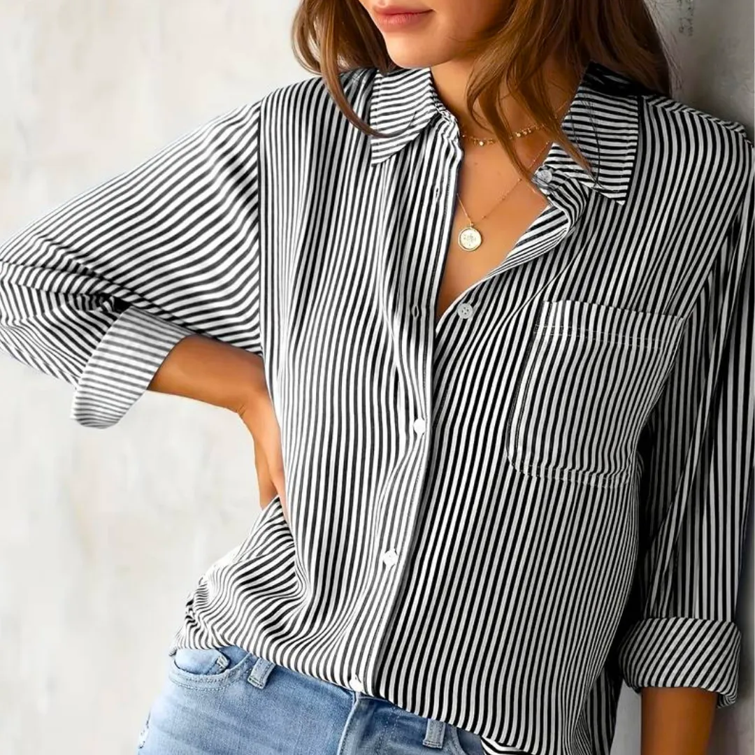 Jet | Casual striped women's blouse