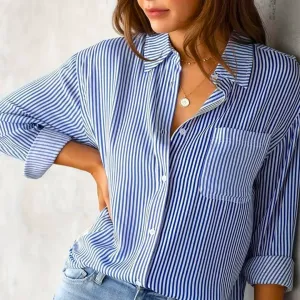 Jet | Casual striped women's blouse