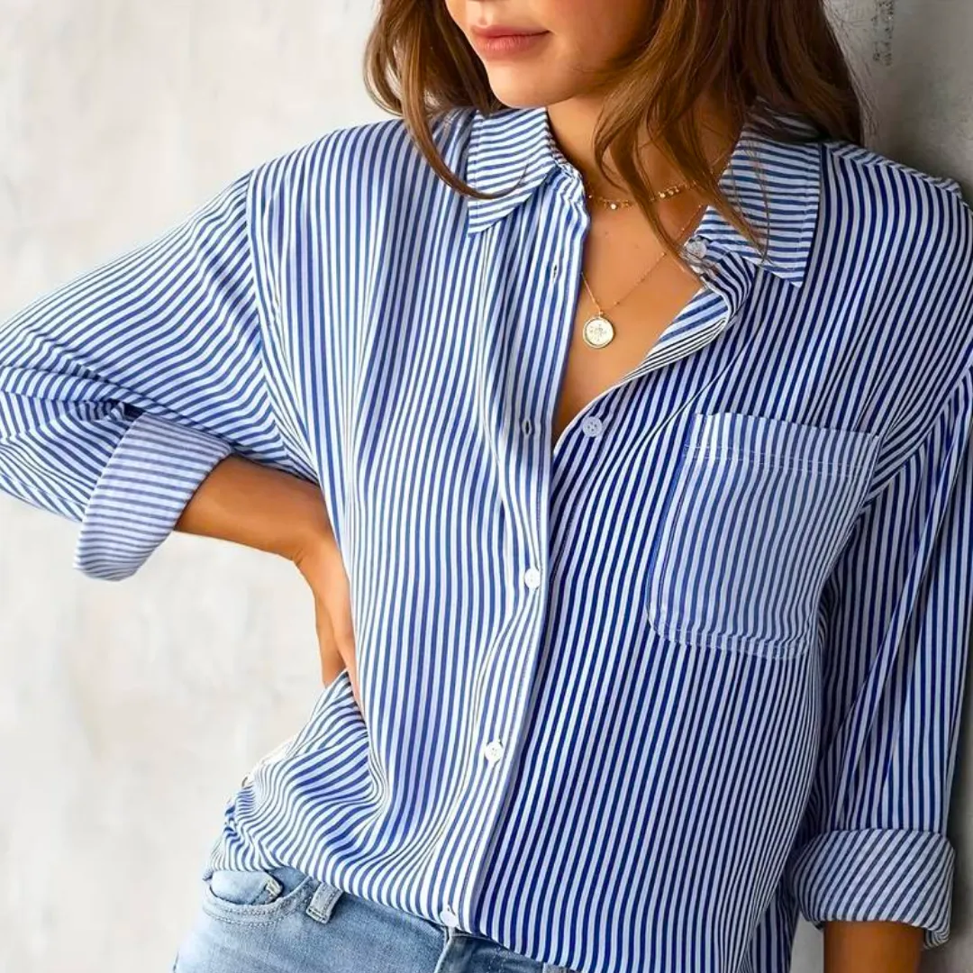 Jet | Casual striped women's blouse