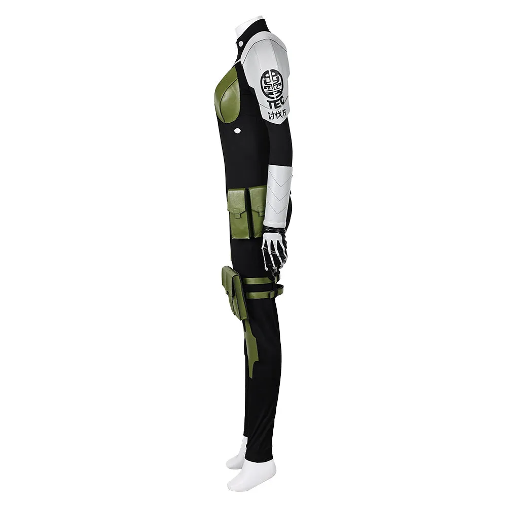 Kaiju No. 8 Mina Ashiro Combat Suit Cosplay Costume Outfits Halloween Carnival Suit