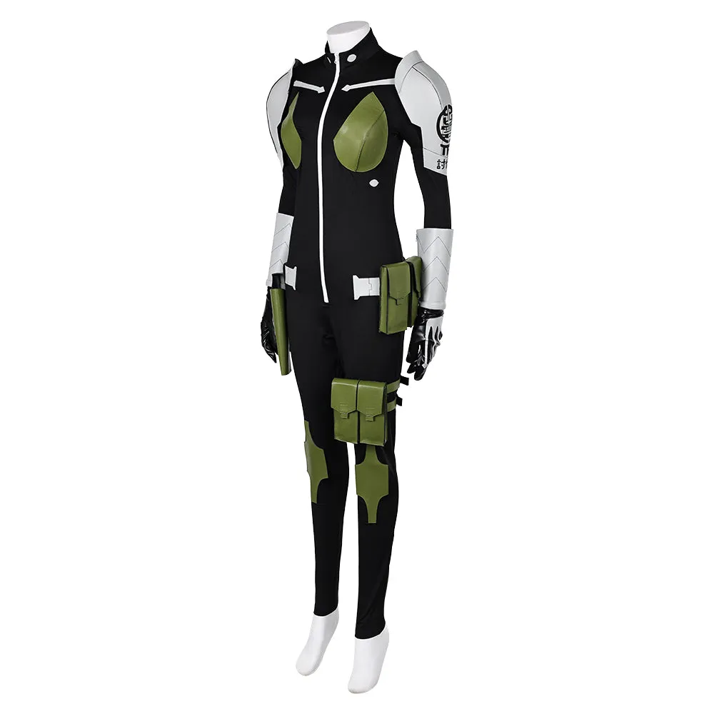 Kaiju No. 8 Mina Ashiro Combat Suit Cosplay Costume Outfits Halloween Carnival Suit