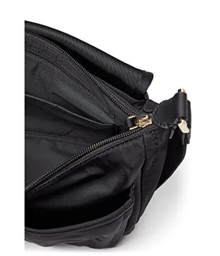 kate spade new york Sam The Little Better Nylon Medium Messenger Black One Size