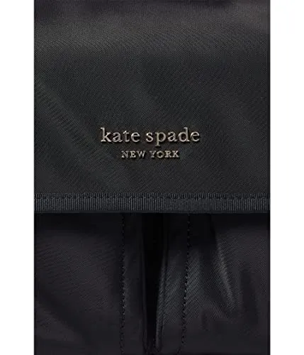 kate spade new york Sam The Little Better Nylon Medium Messenger Black One Size