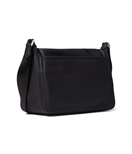 kate spade new york Sam The Little Better Nylon Medium Messenger Black One Size