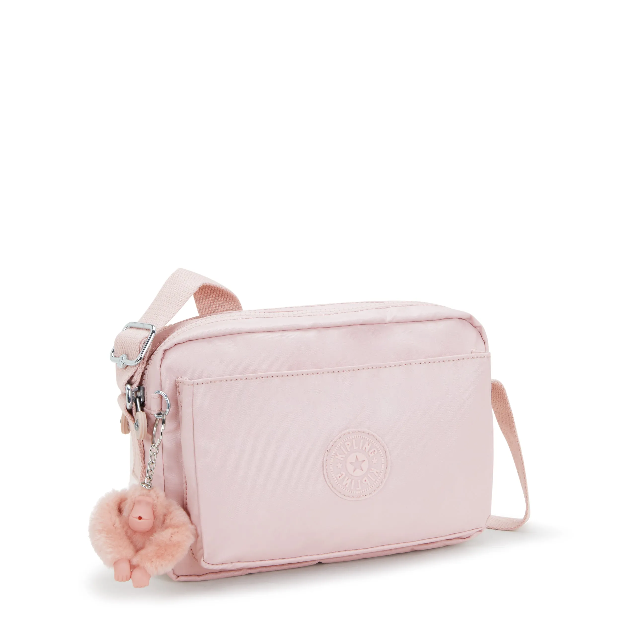Kipling Abanu M Pink Shine Medium Crossbody I6831-3DZ