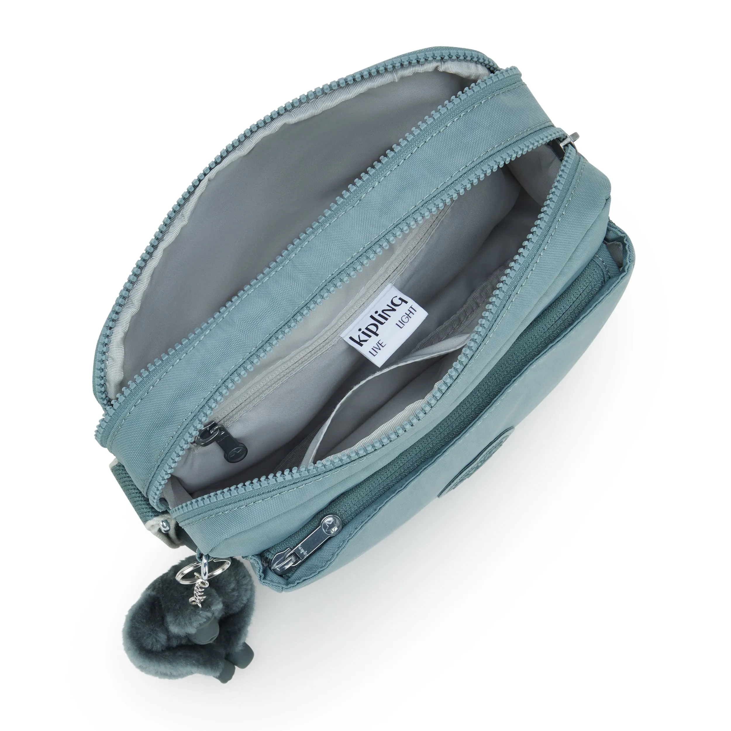 Kipling Abanu M Relaxed Grey Medium Crossbody I7076-3NL
