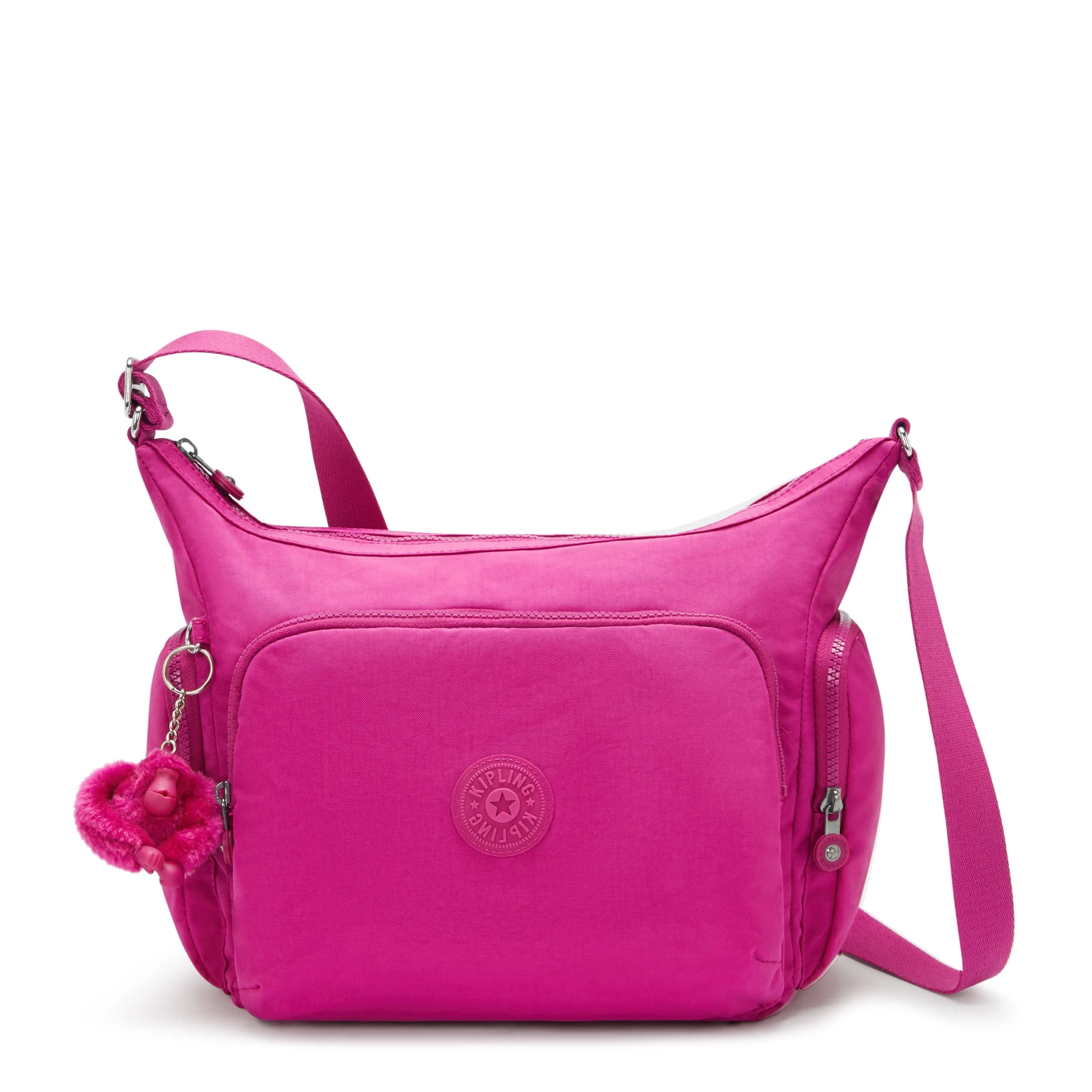 Kipling Gabb Glowing Fuchsia Large Crossbody I5740-3KU