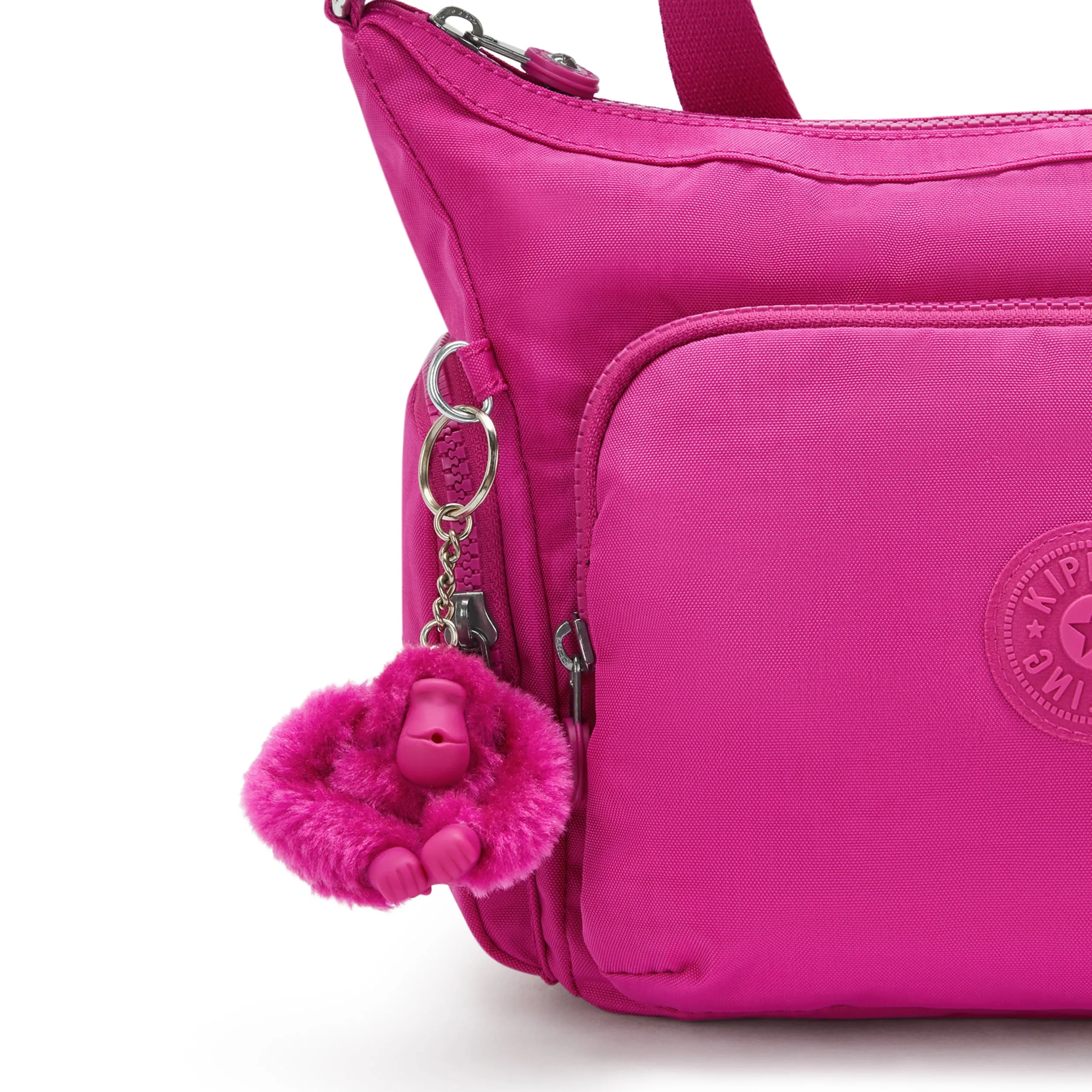 Kipling Gabb S Glowing Fuchsia Medium Crossbody I4493-3KU