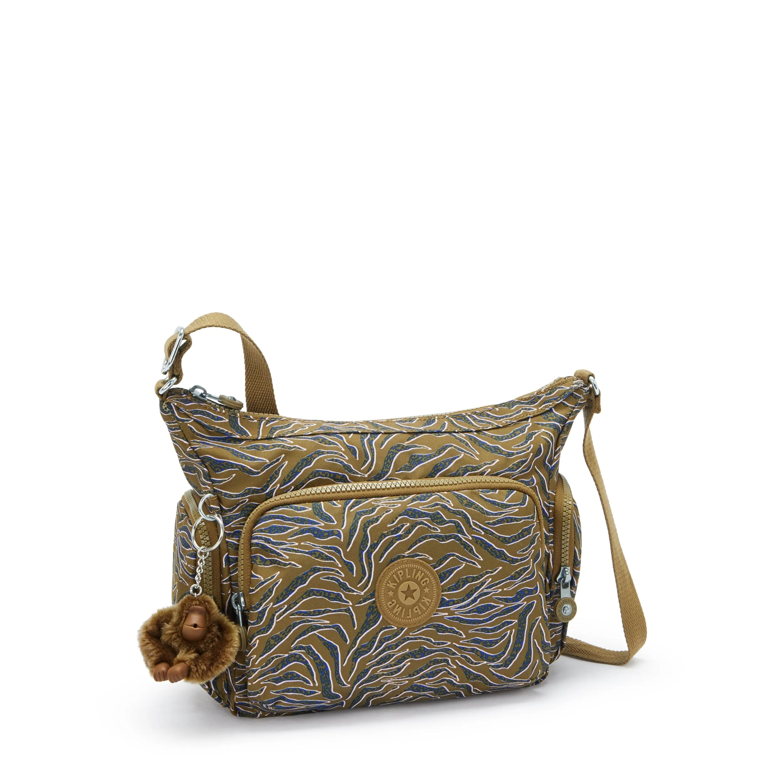Kipling Gabb S Undersea Leaves Medium Crossbody Bag I6607-1PR