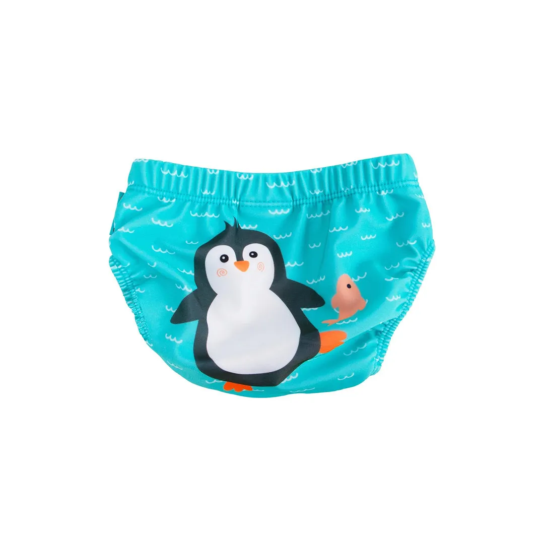 Knit Swim Diaper 2-Pc Set – Eco-Friendly, Reusable, UPF 50 Protection