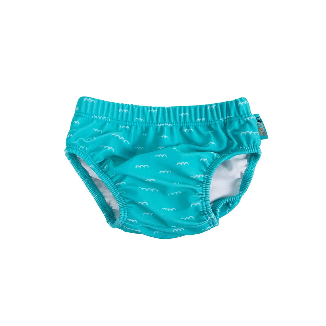 Knit Swim Diaper 2-Pc Set – Eco-Friendly, Reusable, UPF 50 Protection