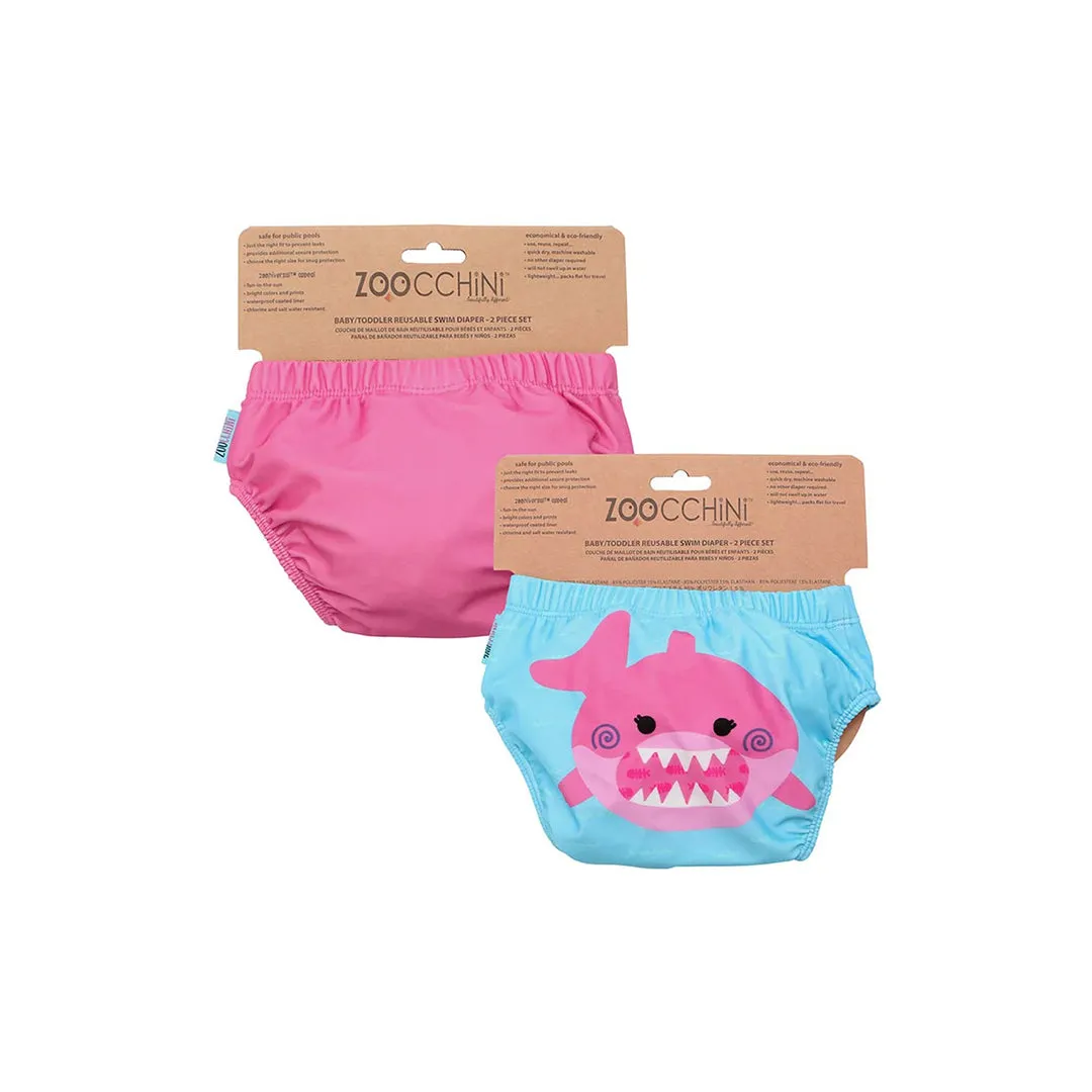 Knit Swim Diaper 2-Pc Set – Eco-Friendly, Reusable, UPF 50 Protection