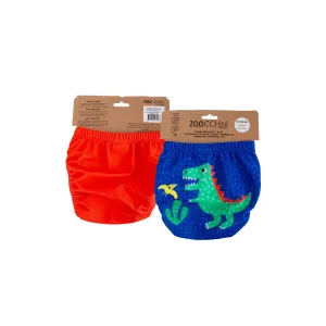 Knit Swim Diaper 2-Pc Set – Eco-Friendly, Reusable, UPF 50 Protection