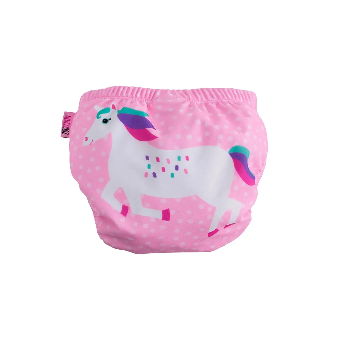Knit Swim Diaper 2-Pc Set – Eco-Friendly, Reusable, UPF 50 Protection