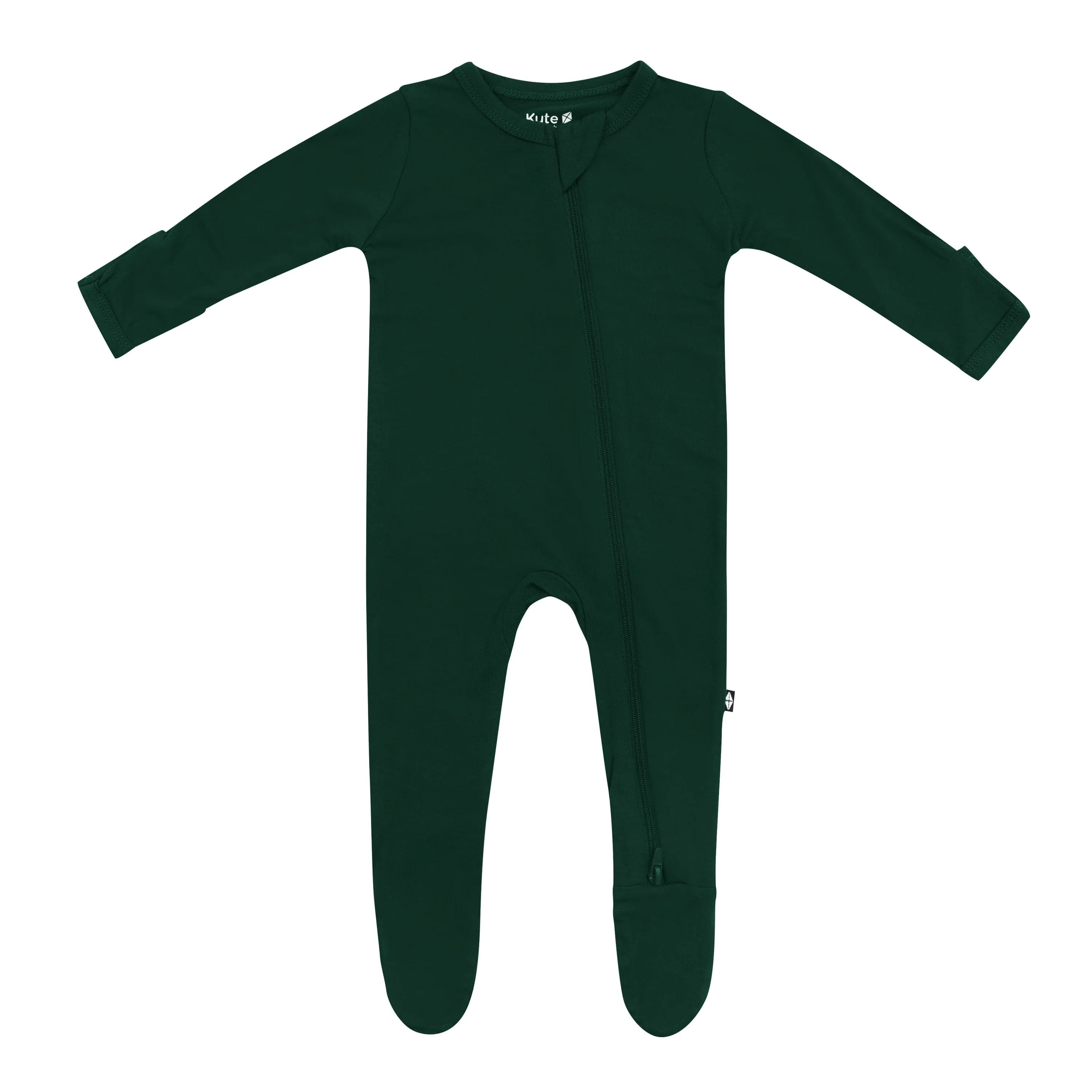Kyte Baby Zippered Footie - Evergreen