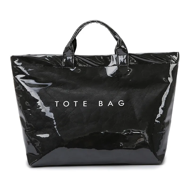 Large Capacity Gel Fashion Transparent Commuter Shoulder Bags