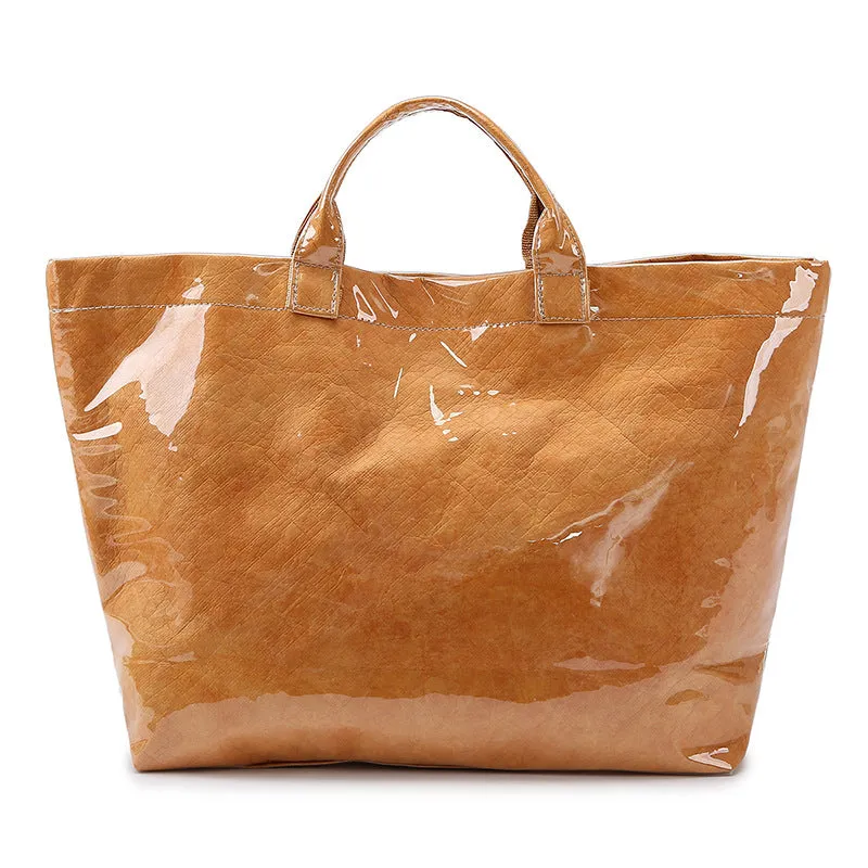 Large Capacity Gel Fashion Transparent Commuter Shoulder Bags