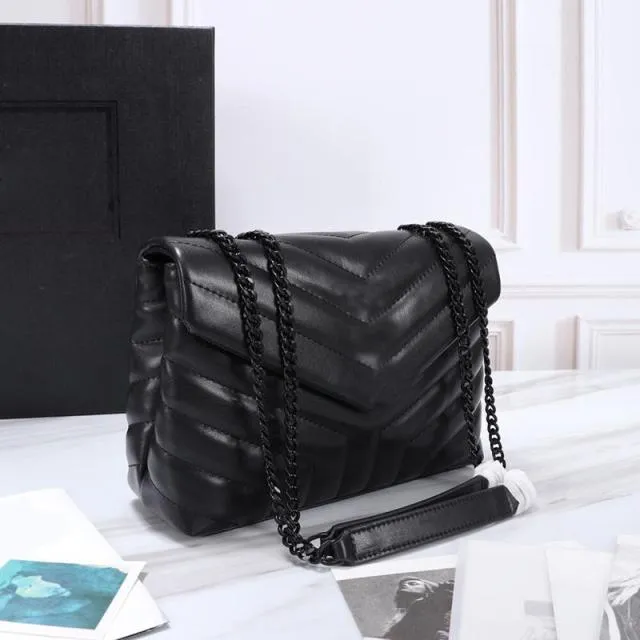 Large Crossbody Chain Flap Shoulder Bag