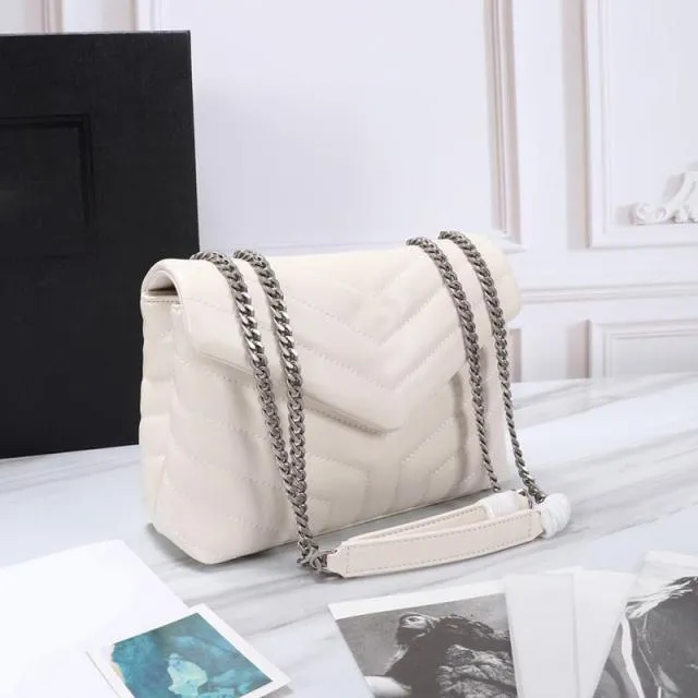 Large Crossbody Chain Flap Shoulder Bag