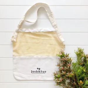 Large Organic Cotton Mesh and Canvas Shopper