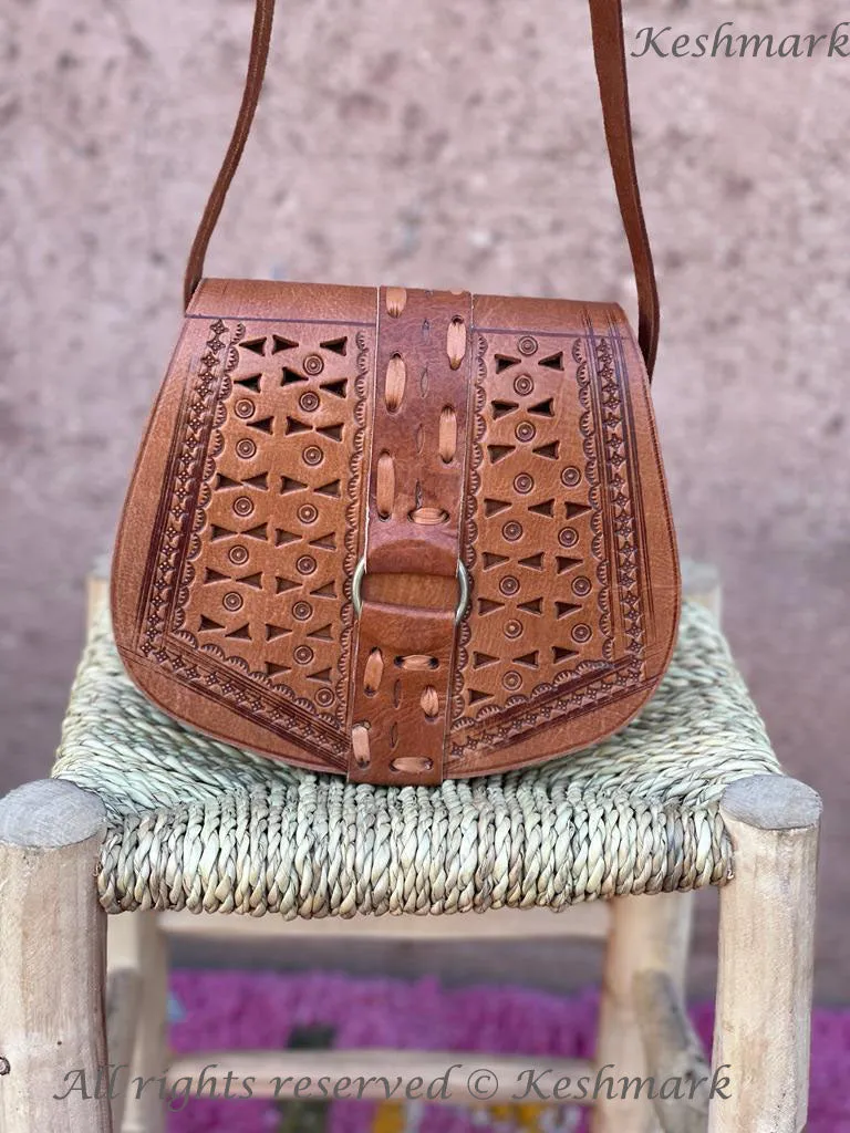 Leather Bag, Crossbody Shoulder Messenger Bag