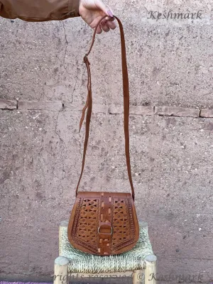 Leather Bag, Crossbody Shoulder Messenger Bag