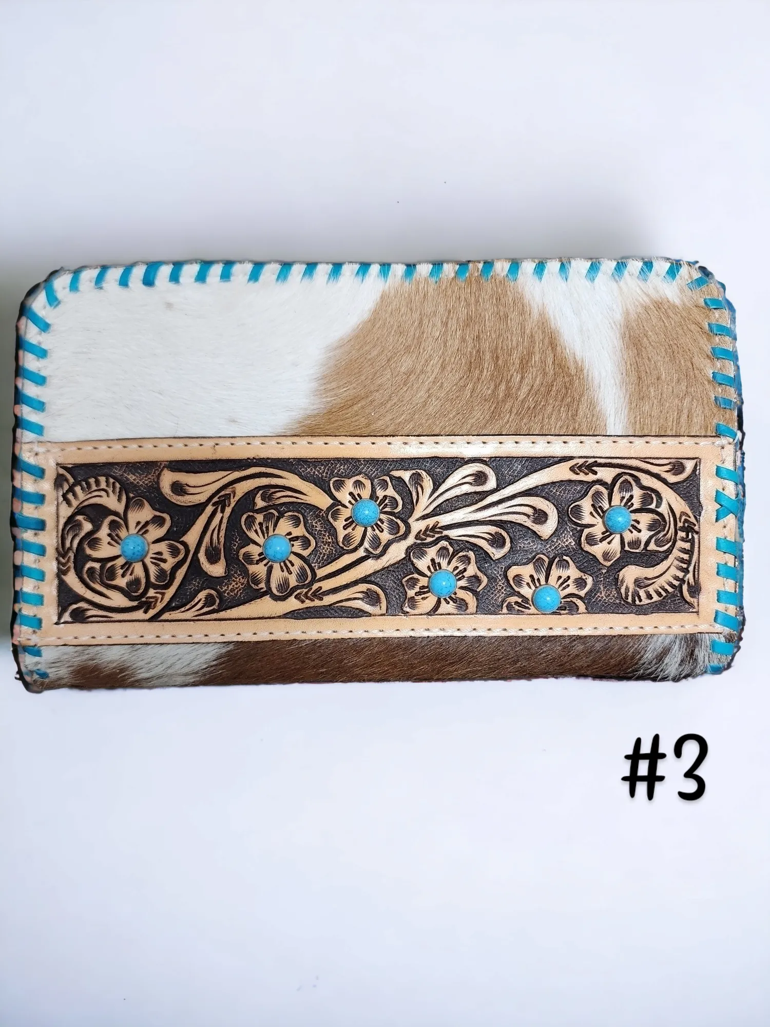 Leather Cowhide Wallet - Various Designs
