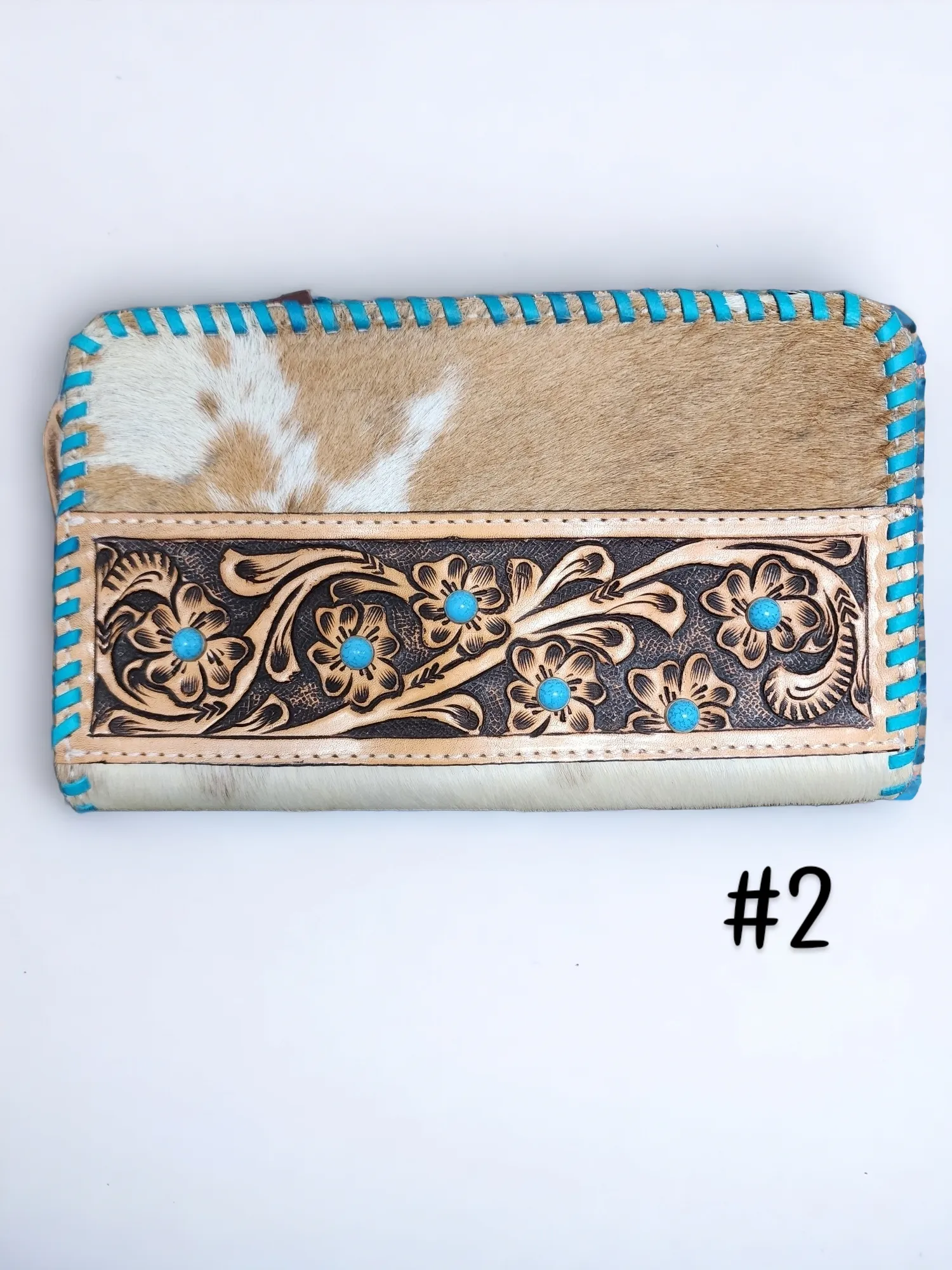 Leather Cowhide Wallet - Various Designs