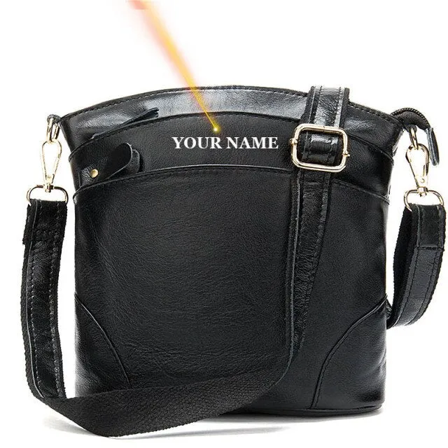 Leather Shoulder Bag for Women