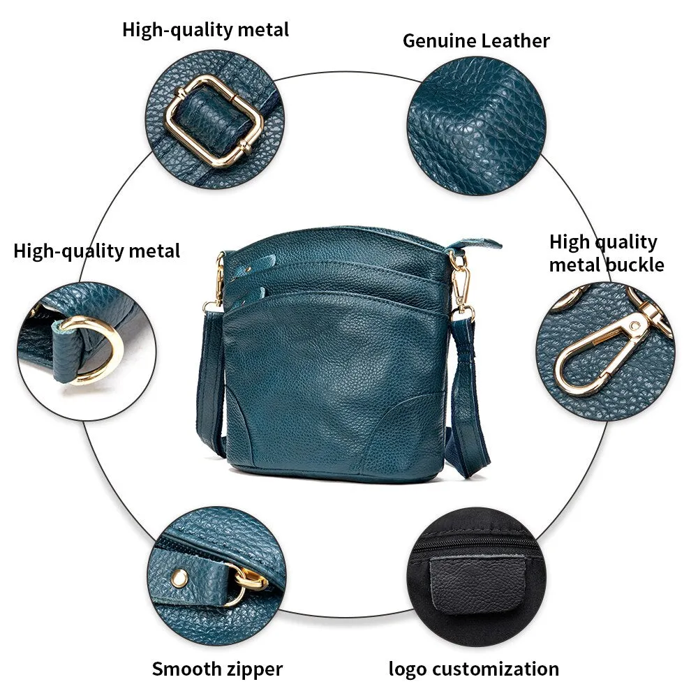Leather Shoulder Bag for Women