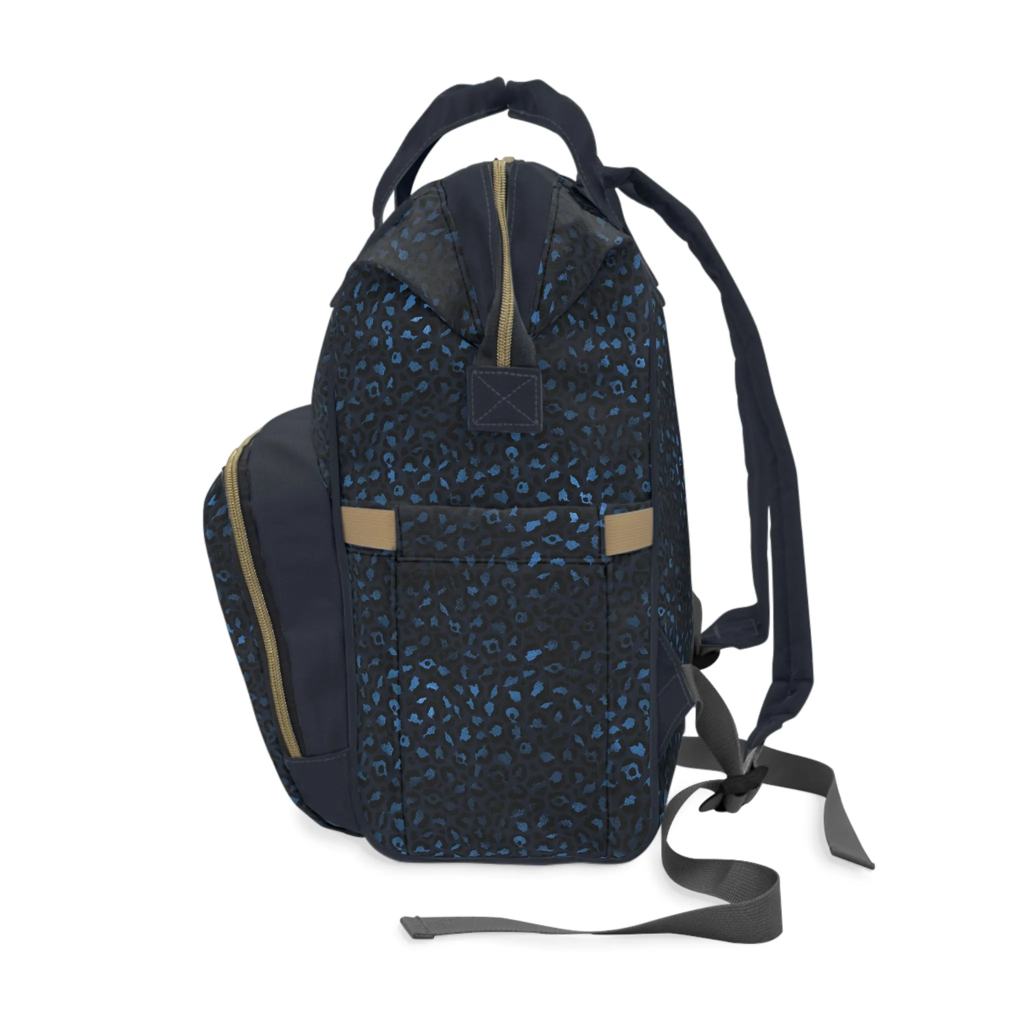 Leopard Print Diaper Backpack - Bold & Stylish Baby Bag with Trendy Leopard Patterns, Perfect for Adventurous Parents