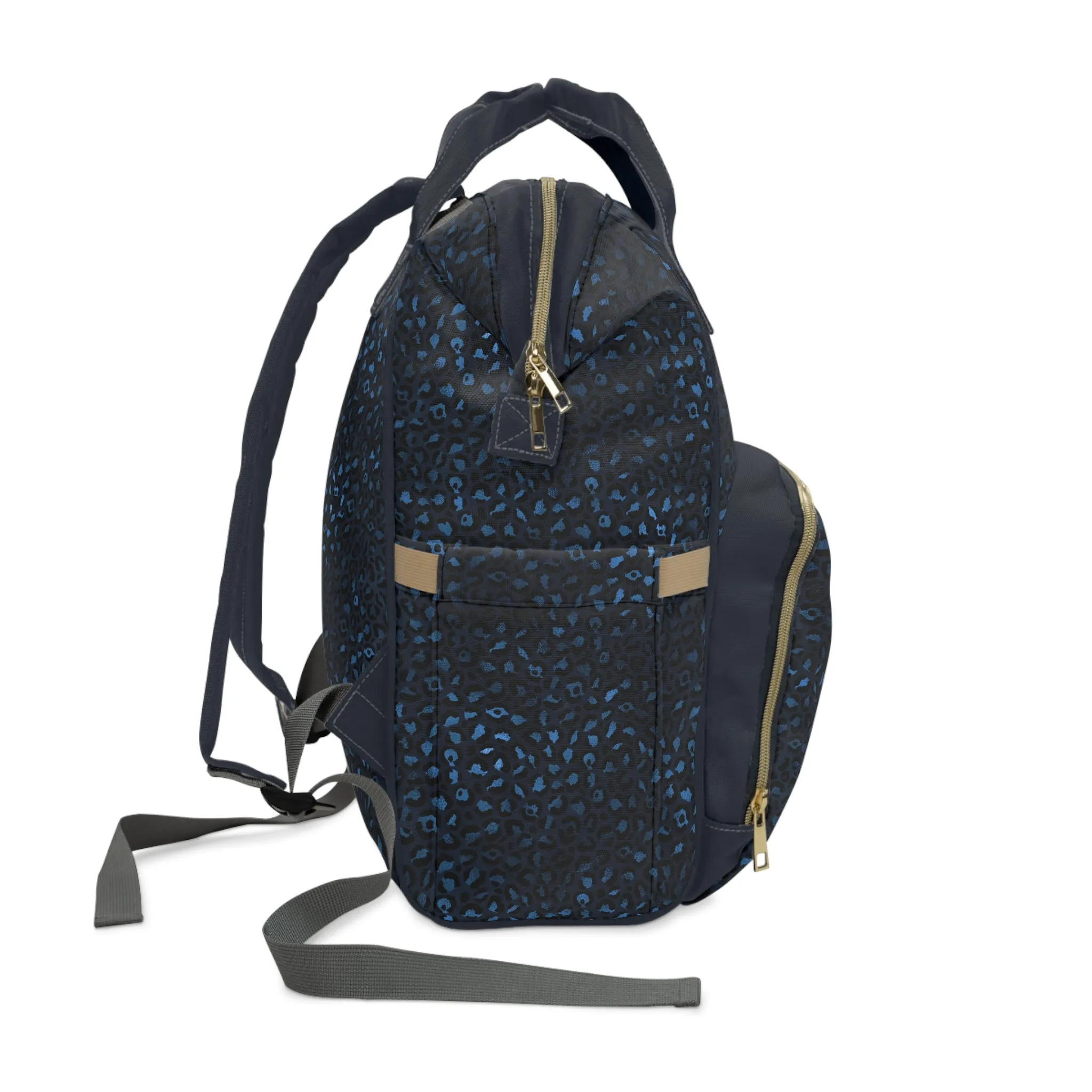 Leopard Print Diaper Backpack - Bold & Stylish Baby Bag with Trendy Leopard Patterns, Perfect for Adventurous Parents