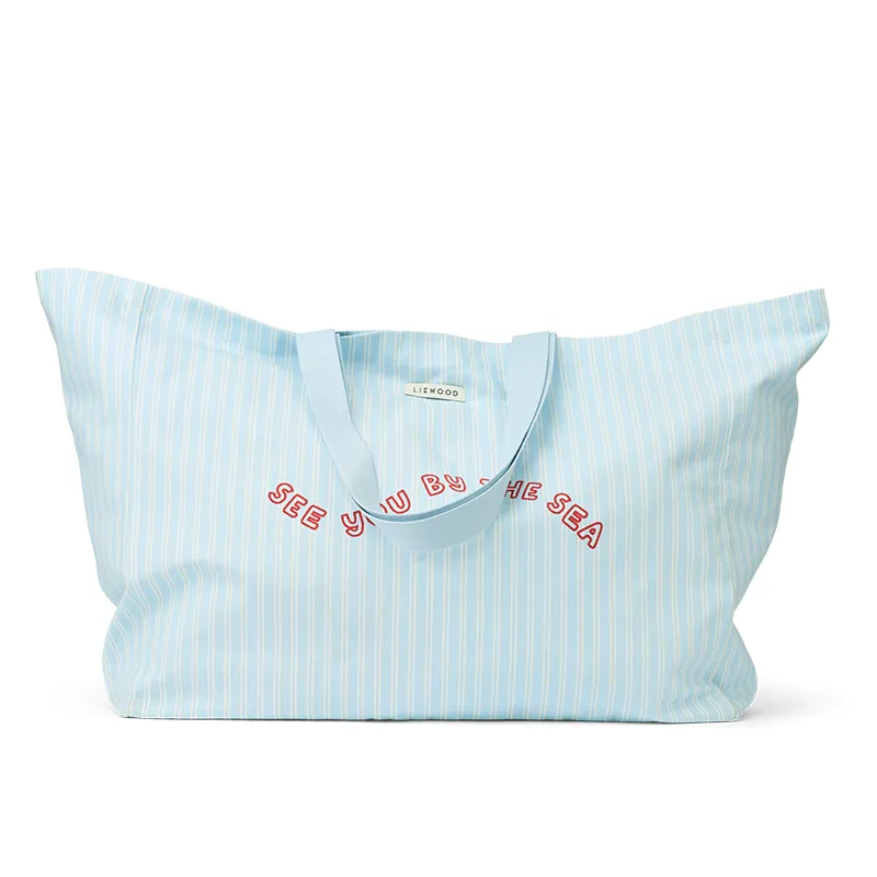 Liewood Tote bag 'Maxi' See you by the sea/Stripe blue sky