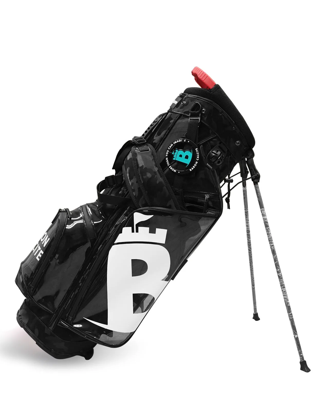 [Limited Edition] Baron Calcite 2nd Edition Water Proof  Stand Bag - Camouflage Black