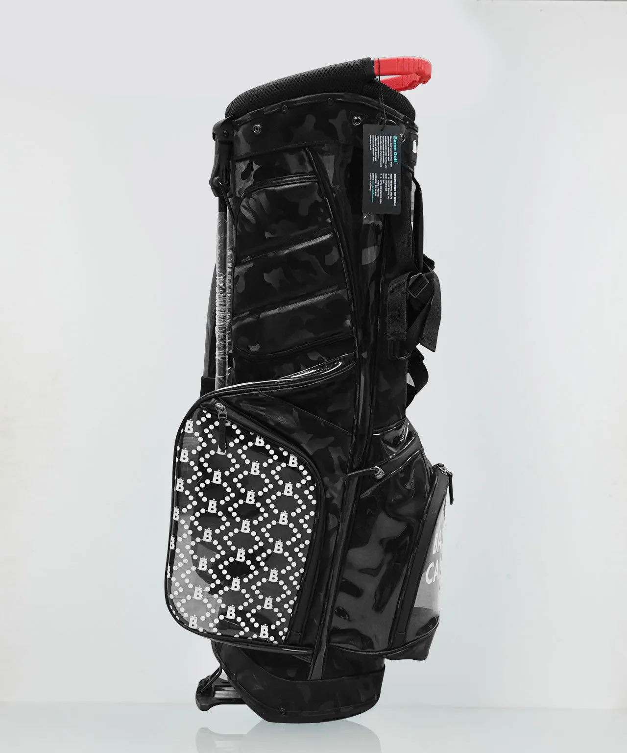 [Limited Edition] Baron Calcite 2nd Edition Water Proof  Stand Bag - Camouflage Black