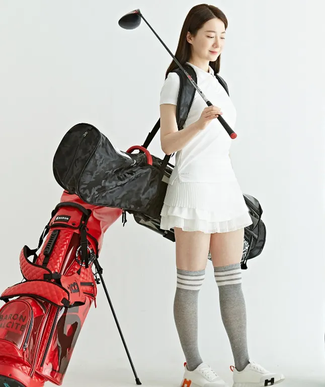 [Limited Edition] Baron Calcite 2nd Edition Water Proof  Stand Bag - Camouflage Black