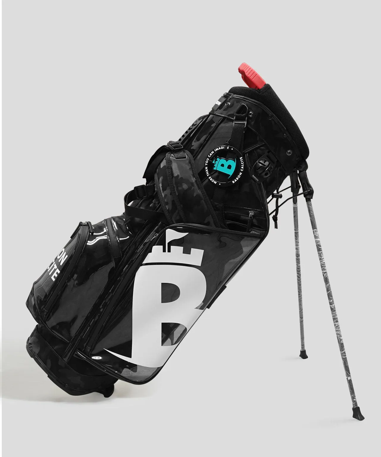 [Limited Edition] Baron Calcite 2nd Edition Water Proof  Stand Bag - Camouflage Black