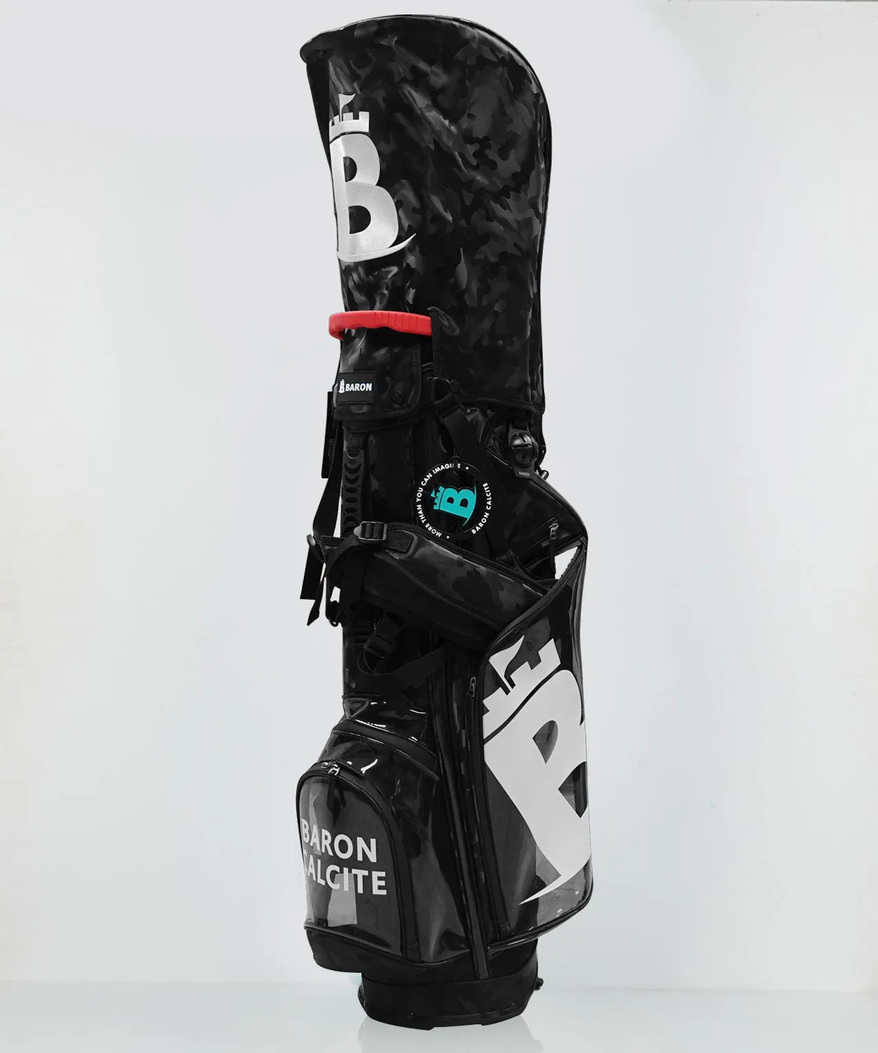[Limited Edition] Baron Calcite 2nd Edition Water Proof  Stand Bag - Camouflage Black