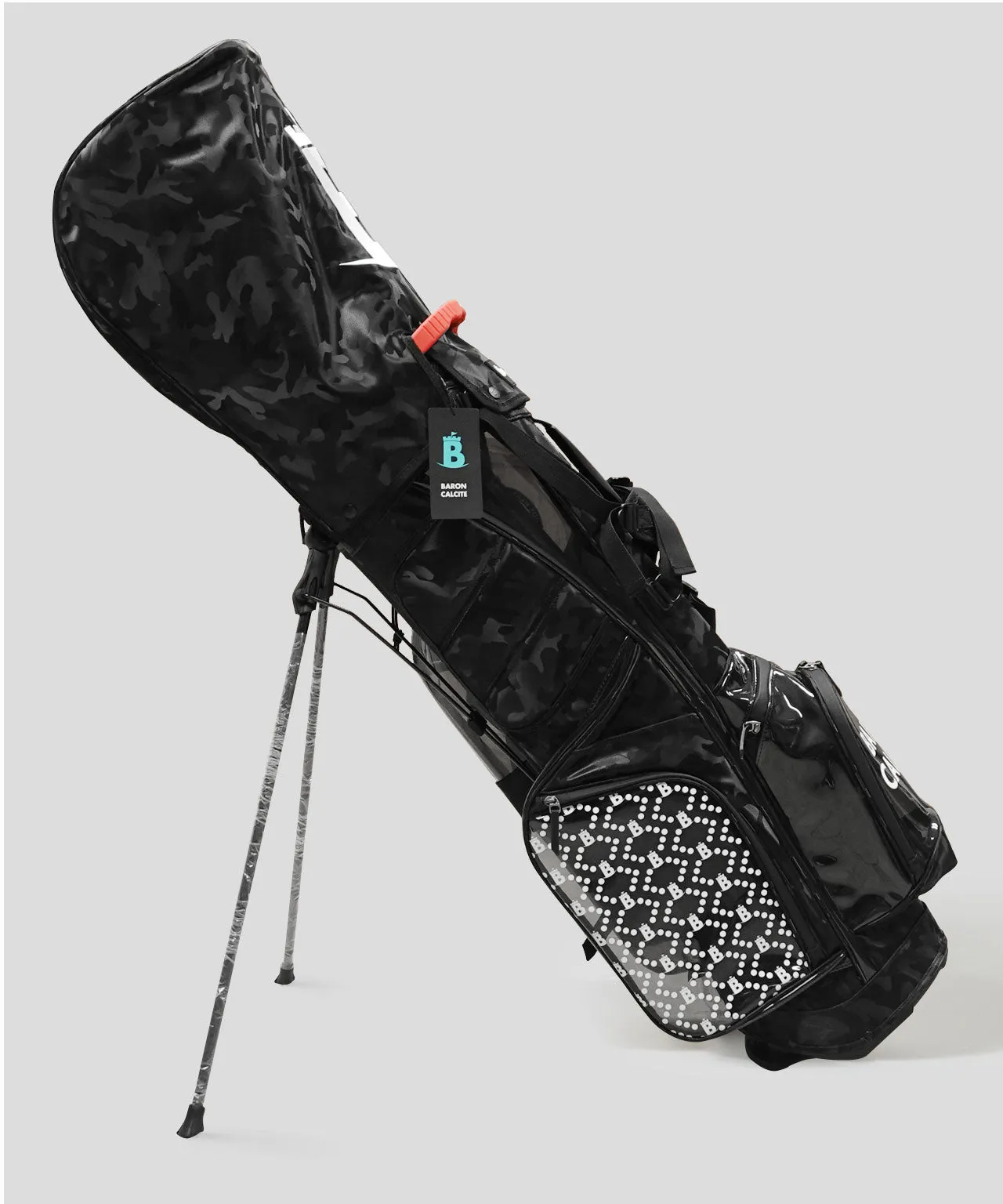 [Limited Edition] Baron Calcite 2nd Edition Water Proof  Stand Bag - Camouflage Black
