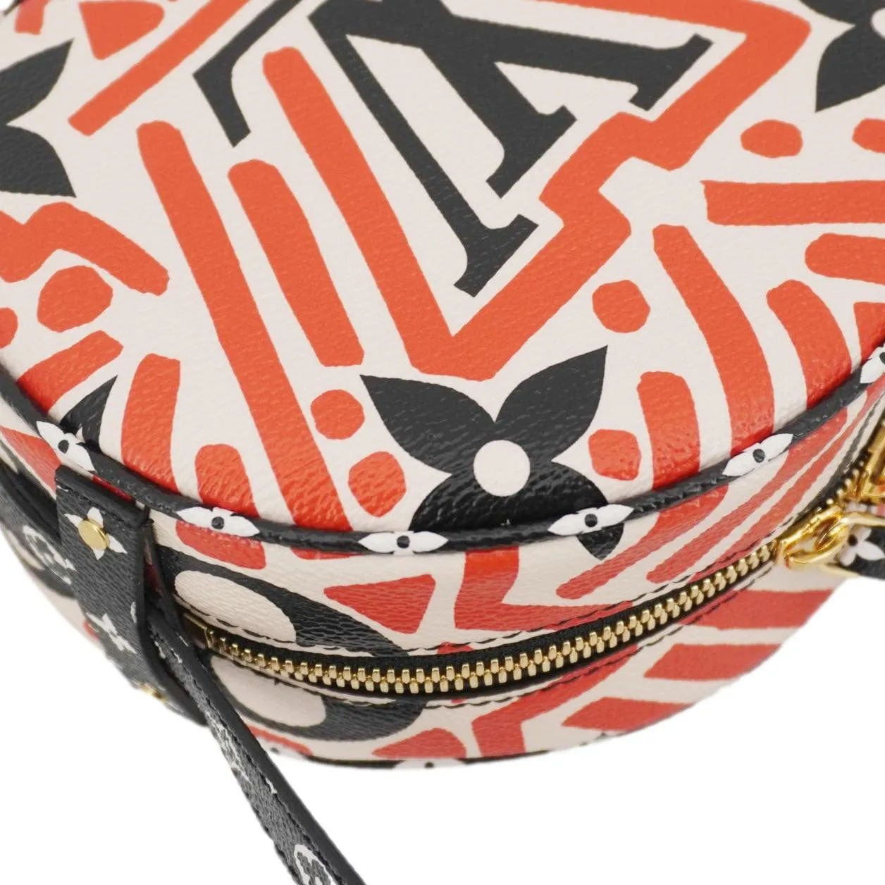 LOUIS VUITTON Boite Chapeau Crafty Giant Monogram Canvas Crossbody Bag Multicolor